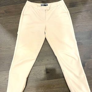 Women’s straight leg cream trousers